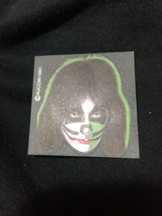 Kiss Vintage 1980 Aucoin Peter Criss Rare Face Sticker Vita Brits