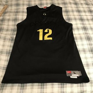 Nike Oregon Ducks Basketball Jersey Medium Throwback Size Large Rare 12