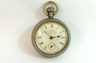1894 Rare Early R.  H.  Ingersoll & Bro Backwind And Set Yankee Pocket Watch