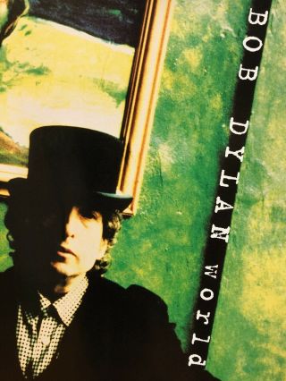 Bob Dylan World Gone Wrong Promo Poster True Vintage 1993 Folk Blues Rock RARE 2