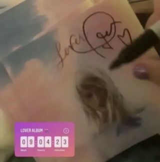 ❗️rare❗️official Taylor Swift Signed Autographed Lover Booklet W/ Me Cd Single