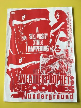 Indie C86 Rare Primal Scream Smiths Order Weather Prophets Bodines