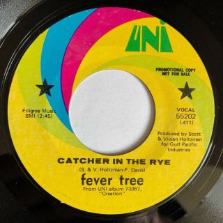 Hear Rare 68 Psych Rock Uni Promo 45 Fever Tree - Catcher In The Rye / What Time