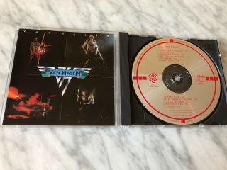 Van Halen Self Titled Cd Target Disc Made In Japan Orig 1984 Warner Very Rare
