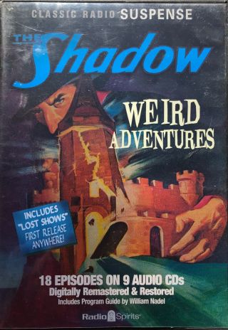 The Shadow : Weird Adventure 18 Episodes On 9 Cds Rare Suspense