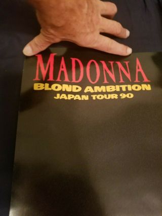Madonna Blond Ambition Japan 1990 promotional poster Rare 2