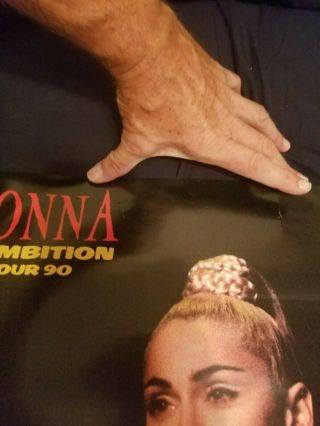 Madonna Blond Ambition Japan 1990 promotional poster Rare 3