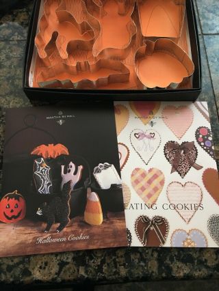 Rare The Martha Stewart By Mail Black Box Halloween Cookie Cutter Set