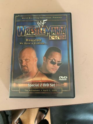 Wwf Wrestlemania 17 Dvd Rare Acceptable Scratches On Both Disc
