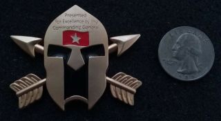 Very Rare 1 Star General Army Special Forces Usasoc Asoc Socom Us Challenge Coin