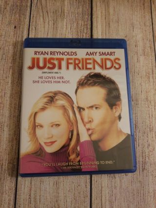 Just Friends (blu - Ray,  2009) Oop And Rare.  Ryan Reynolds Deadpool.  Amy Smart
