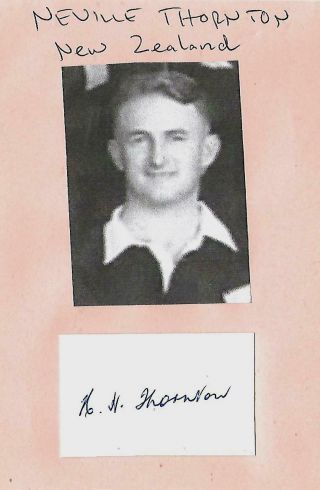 Signed Neville Thornton 1918 - 1998 King Country Auckland Zealand 1940s Rare