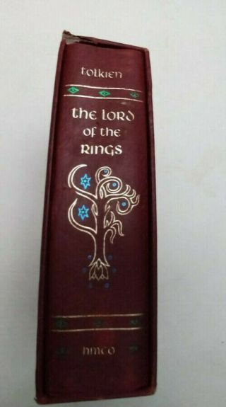 Lord Of The Rings Collectors Edition Book 1974 All 3 Stories Hmco Rare Tolkien