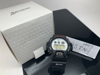 Casio G - Shock × Srixon Watch Black Dw6900 Unisex Collaboration Vintage Golf Rare