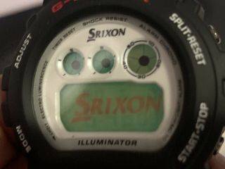 CASIO G - SHOCK × SRIXON Watch Black DW6900 Unisex Collaboration Vintage Golf Rare 7
