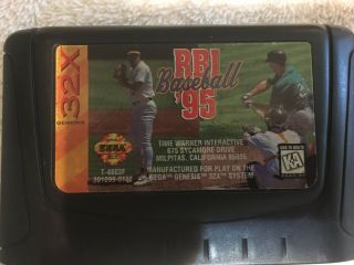 Rbi Baseball 95 (sega 32x,  1995) Rare Low Rate Cart Only