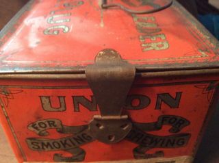 Very Old Metal Tobacco Box Very Rare