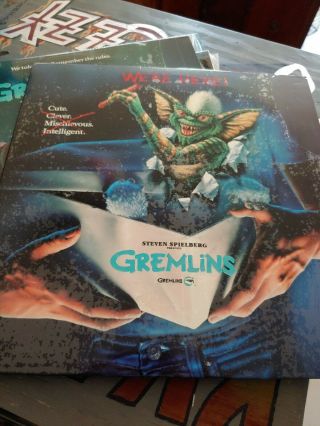 Gremlins Widescreen Version Laserdisc In Shrink - Rare Horror - Like