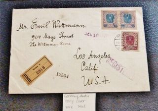Nystamps Germany Austria Stamp Early Cover Rare Seal