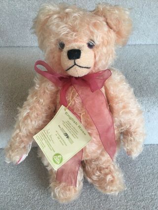 Princess Diana,  Rare Hermann English Rose Bear With Candle In The Wind Music Vgc