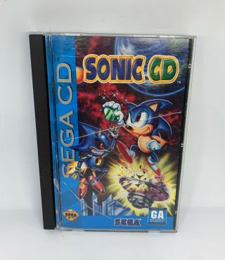 Rare - Sega Cd - Sonic Cd Retro Video Game Complete -