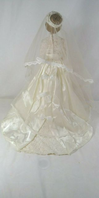 Rare CCollector Franklin Princess Grace Kelly Wedding Bride Doll Porcelain 3