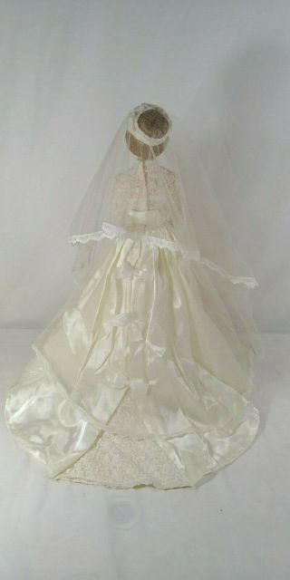 Rare CCollector Franklin Princess Grace Kelly Wedding Bride Doll Porcelain 4