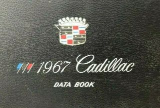 Rare 1967 Cadillac Data Book Dealer Showroom Album Upholstery Salesman Sample