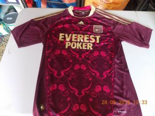 Olympique Lyonnais Centenary Away Shirt 2009/10 Size Large Quite Rare