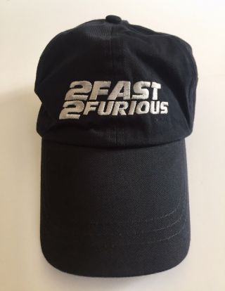 Rare 2 Fast 2 Furious Movie Strapback Hat