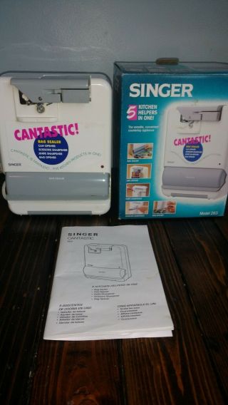 Singer Cantastic 5 Kitchen Helpers In One.  Rare