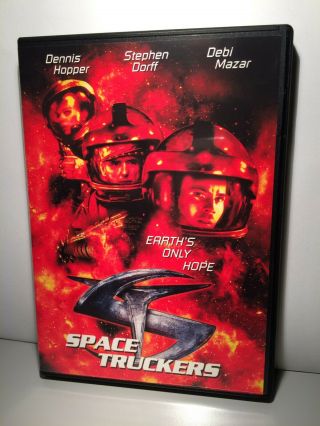 Space Truckers Dvd Region 1 Oop Rare Sci - Fi Stuart Gordon/ Dennis Hopper