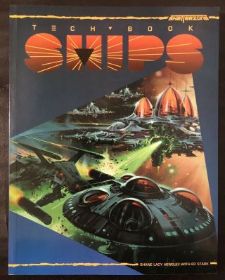 Shatterzone Tech Book : Ships - Rare 1994 West End Games Rpg Master Source Book