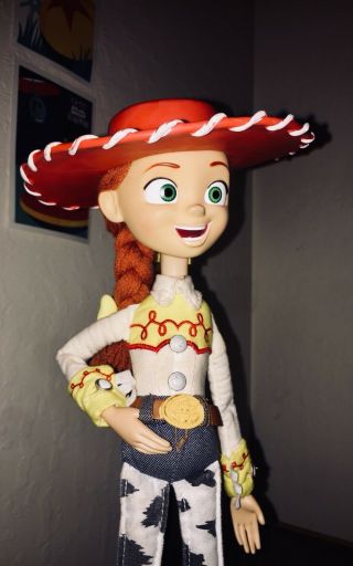 Toy Story 4 Talking Jessie Doll [rare] With Yarn Hair
