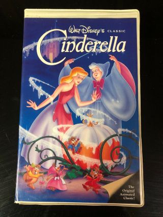 Black Diamond - Rare Cinderella (vhs,  1995) - Walt - Disney 410