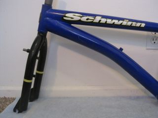 Schwinn XS Powermatic bmx frame fork set rare old mid school freestyle flatland 4