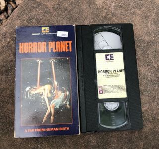 HORROR PLANET VHS EMBASSY HOME ENT SCI - FI HORROR THRILLER 1982 RARE OOP 4