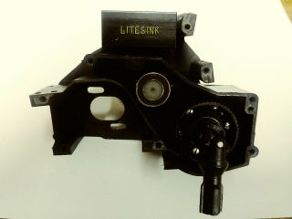 Rare Litesink Motor Plate With Schumacher Cat Pro Transmission