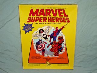 Tsr - Marvel Heroes The Heroic Role - Playing Game (rare And Complete)