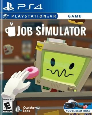 Job Simulator (sony Playstation 4,  2017) Rare Game In Great Shape