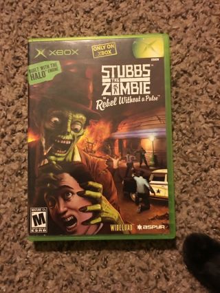 Stubbs The Zombie In Rebel Without A Pulse (microsoft Xbox,  2005) Rare