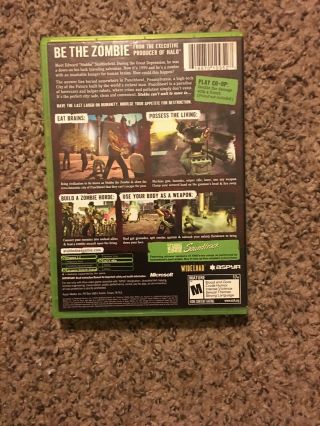 Stubbs the Zombie in Rebel Without a Pulse (Microsoft Xbox,  2005) RARE 2