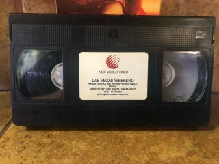 Las Vegas Weekend (VHS) 80 ' s cult comedy World Video RARE Not on DVD 4