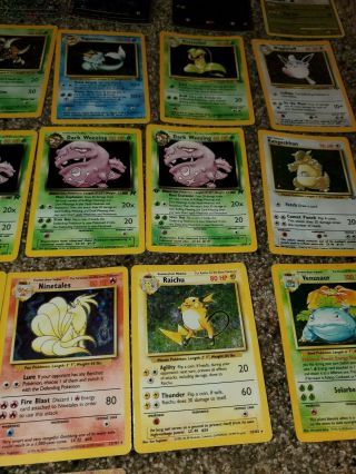 Pokemon Cards 26 Rare Holographic Set 7