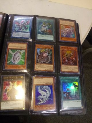Yugioh Cards With Binder And Box Binder Is All Hollow Many Many Rares,