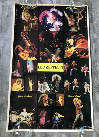 Led Zeppelin - Rare 1970’s 24x39 Poster London