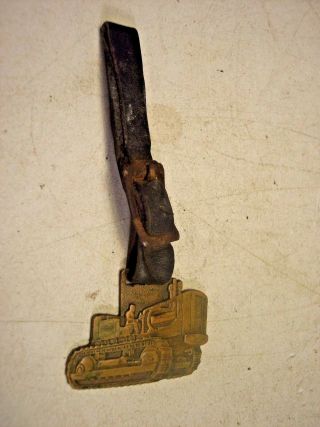 Rare Vintage Allis - Chalmers Watch Fob - Marks Tractor & Equip.  Co.