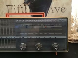 Rare Vintage Retro Mid Century Nobility Pink Silicon Solid State Radio Transistr 5