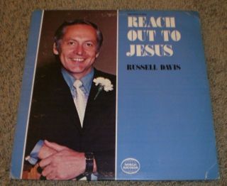 Reach Out To Jesus Russell Davis Rare Christian Gospel Vg,  Vinyl Fast
