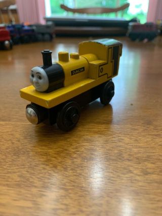 Duncan - Thomas & Friends Wooden Railway Train Magnetic Rare Retired
